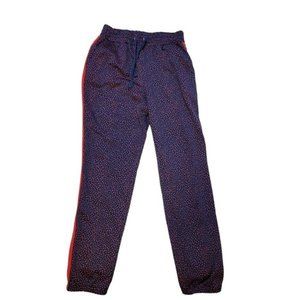 Juicy Couture Black Label Floral Side Stripes‎ Drawstring Joggers  High Rise  XS